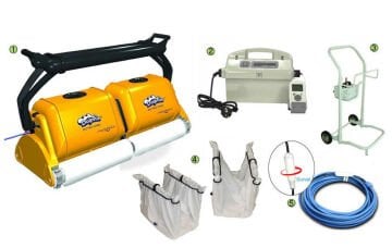 Gemaş DOLPHIN 2x2 PRO GYRO Otomatik Havuz Süpürge Robotu-Automatic Pool Cleaners-ToptancıyızBiz