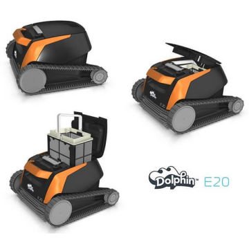 Gemaş DOLPHIN E 20 Otomatik Havuz Süpürge Robotu-Robotic Pool Cleaner E20-ToptancıyızBiz