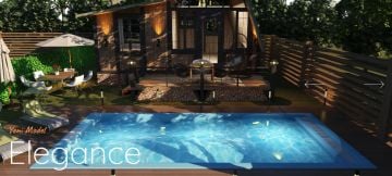 Fiber Hazır Havuz Elegance Model 3,60 x 10,60 x 1,50 mt - 37 m3 - ToptancıyızBiz