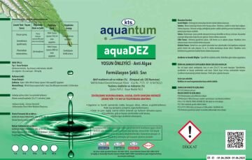 Aquantum 20 Kg Yosun Önleyici - Giderici - Liquid Algaecide-ToptancıyızBiz