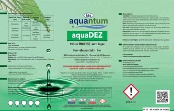Aquantum 30 Kg Yosun Önleyici - Giderici - Liquid Algaecide-ToptancıyızBiz