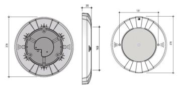 Gemaş EcoSlim 72 LED li 24W Beyaz Havuz Sualtı Aydınlatma Lambası- Underwater Light-ToptancıyızBiz