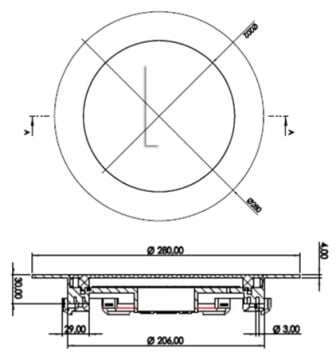 Cometepool Ultra Slim 4mm Mavi Işık SMD Led Havuz Sıva Altı (Joker) Aydınlatma Lambası 40W-ToptancıyızBiz