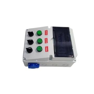 Havuz Kumanda Panosu 2 Pompa 2 Grup Lamba (Kaçak Akım Rölesi, Zaman Saati) Monofaze-Toptancıyızbiz