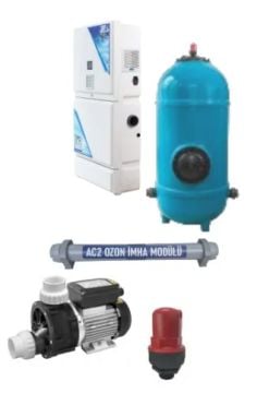 Dozon MAXI SET Havuz Ozon Sistemi 15g/h 1KW- 1/150m3-ToptancıyızBiz