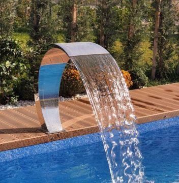 Kobra Model Havuz Şelalesi AISI 316 40X80 cm Derinlik 75 cm-ToptancıyızBiz
