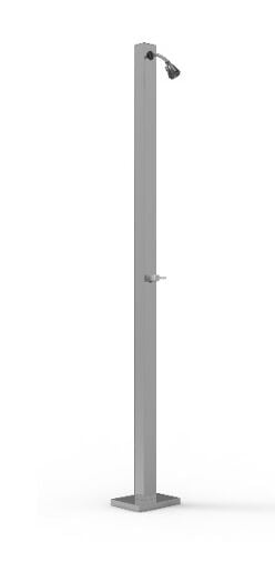 Havuz ve Bahçe Duşları Baston Seri 2200X80MM-AISI304-1,2mm Parlak-ToptancıyızBiz