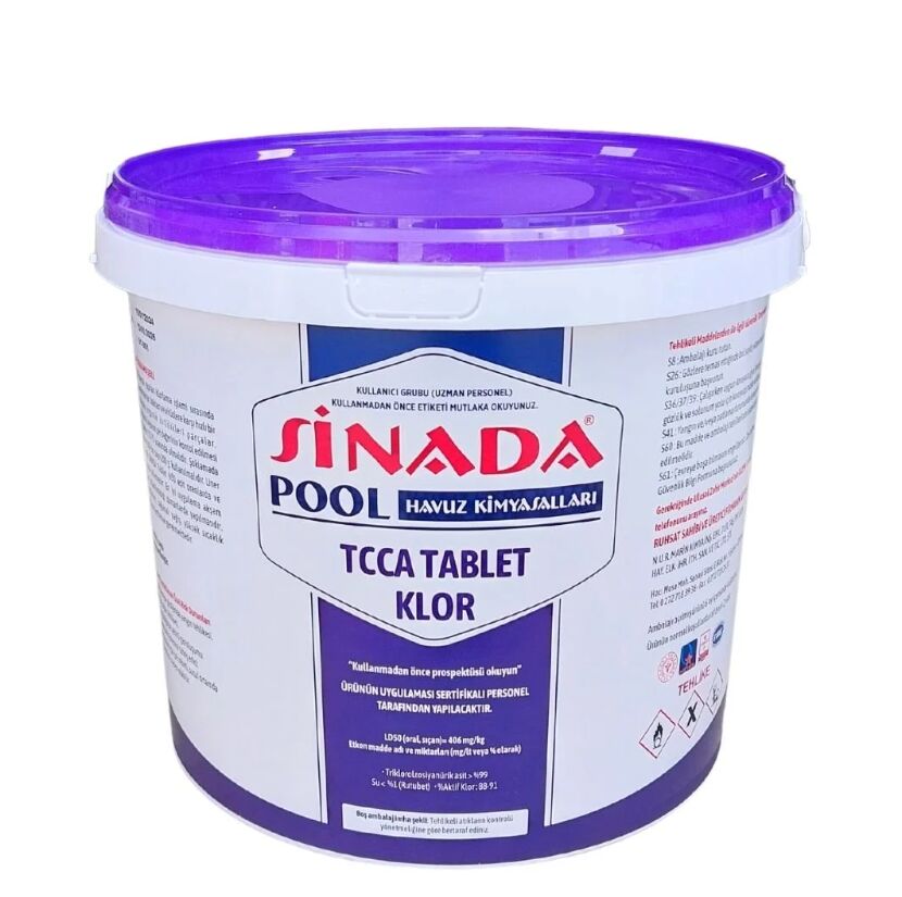 Sinada %90 Tablet Klor 10 kg - %90 Chlorine Tablets-ToptancıyızBiz