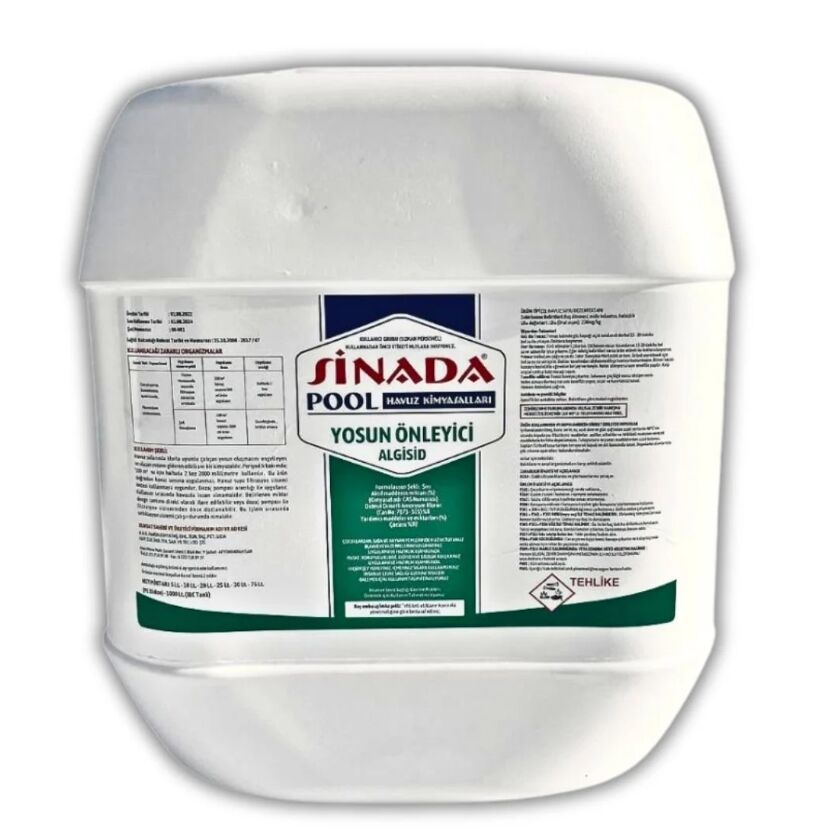 Sinada 20 Kg Yosun Önleyici - Liquid Algaecide-ToptancıyızBiz