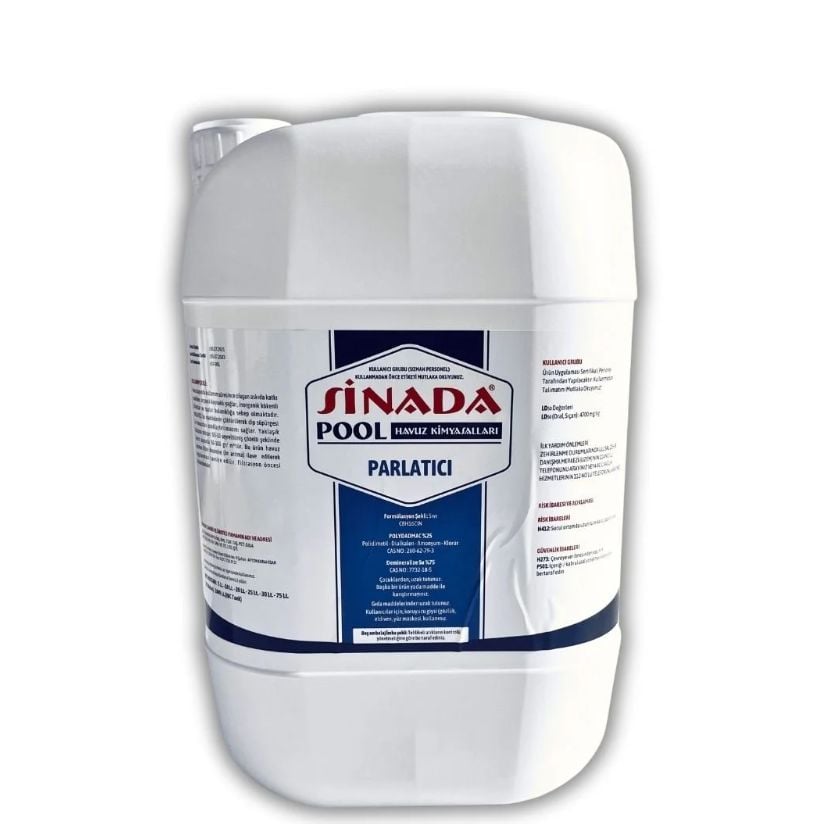 Sinada Havuz Parlatıcı 10 kg- Liquid Brightener -ToptancıyızBiz