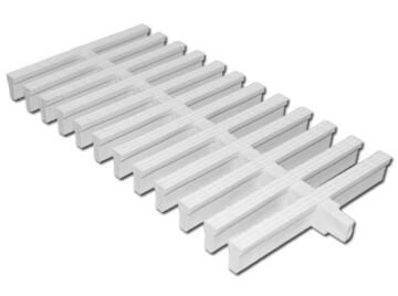 Sinada Havuz Savak Kanal Izgarası Plastik 25 cm Tek Geçme (5 metre)-ToptancıyızBiz