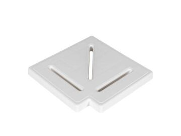 Sinada Havuz Savak Kanal Köşe Parçası Plastik 15 cm 90° (2 Adet) -ToptancıyızBiz