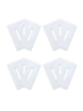 Sinada Havuz Savak Kanal Köşe Parçası Plastik 15 cm 45° (4 Adet)  -ToptancıyızBiz