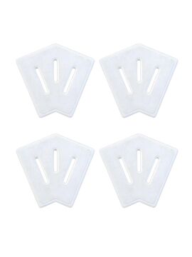 Sinada Havuz Savak Kanal Köşe Parçası Plastik 20 cm 45° (4 Adet) -ToptancıyızBiz