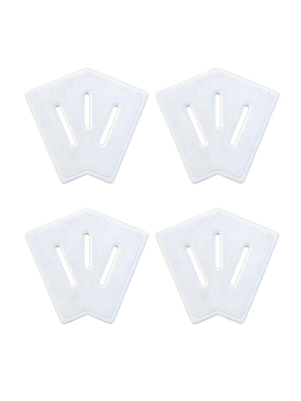 Sinada Havuz Savak Kanal Köşe Parçası Plastik 25 cm 45° (4 Adet) -ToptancıyızBiz