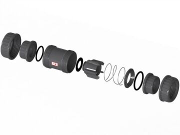 Gemaş Havuz Pvc Yapıştırma Tip Yaylı Çekvalf 90 mm-Pool Check Valve-ToptancıyızBiz