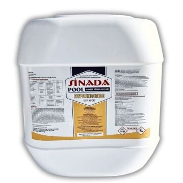 Sinada Sıvı Hypochloride 25 kg Havuz Kloru-ToptancıyızBiz