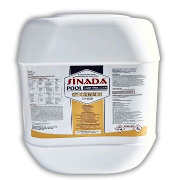 Sinada Sıvı Hypochloride 25 kg Havuz Kloru-ToptancıyızBiz