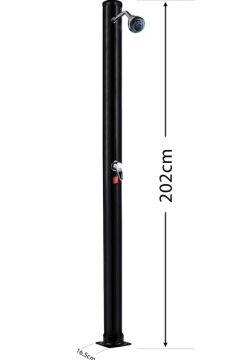 Water Fun SOLAR Duş Ayak Yıkamalı 35 Lt - 210 x 18 cm -ToptancıyızBiz