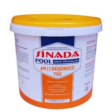 Sinada Toz Ph Düşürücü 10 kg Down - Havuz Kimyasalı-ToptancıyızBiz