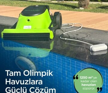Goodrob King 1250 m2 Kablosuz Şarjlı Havuz Süpürgesi-Cordless Rechargeable Pool Vacuum Cleaner-ToptancıyızBiz