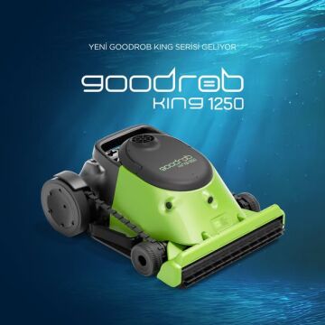 Goodrob King 1250 m2 Kablosuz Şarjlı Havuz Süpürgesi-Cordless Rechargeable Pool Vacuum Cleaner-ToptancıyızBiz