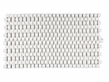 Gemaş Kare Model Havuz Savak Kanal Izgarası Plastik 25 cm Tek Geçme (1 metre)-ToptancıyızBiz