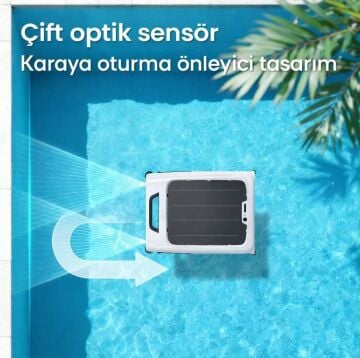 AIPER Eco Surfer  KABLOSUZ YÜZEY Havuz Süpürge Robotu-ToptancıyızBiz