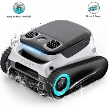 AIPER Scuba N1 MAX KABLOSUZ 200m2 Otomatik Havuz Süpürge Robotu-ToptancıyızBiz