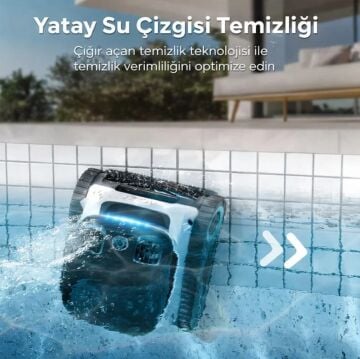AIPER Scuba N1 MAX KABLOSUZ 200m2 Otomatik Havuz Süpürge Robotu-ToptancıyızBiz
