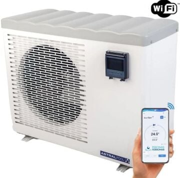 ASTRAL ECO ELYO Inverter Havuz Isı Pompası 20 kW-75 Ton(m3) Monofaze 7 m3/saat-ToptancıyızBiz