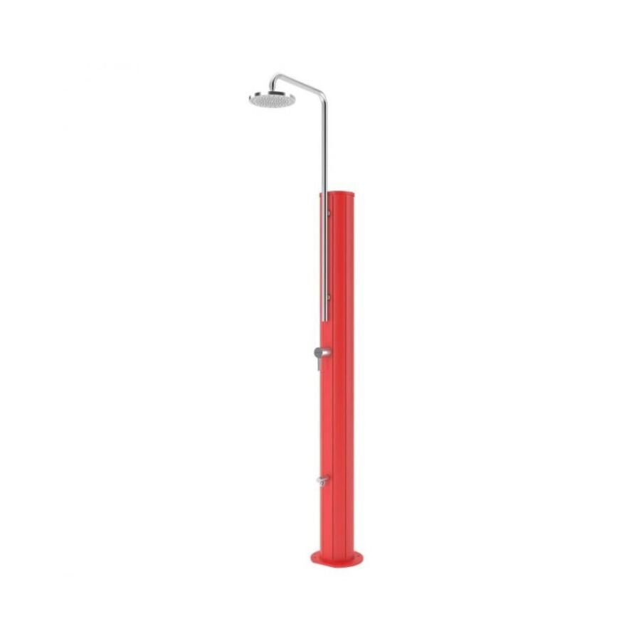 ASTRAL POOL Solar Krom Kırmızı Havuz ve Bahçe Duşu 30lt-ToptancıyızBiz
