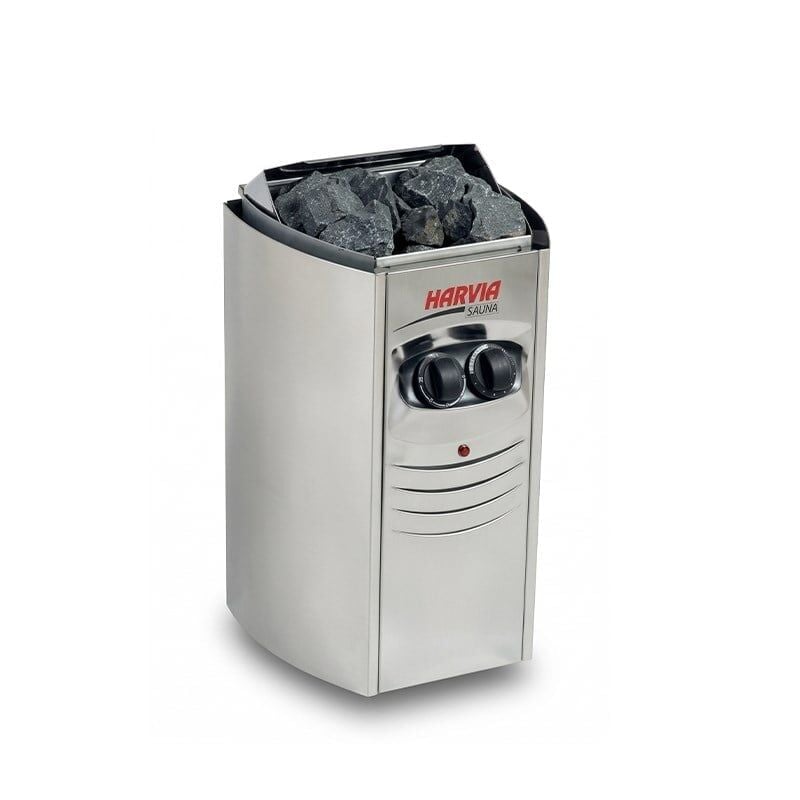 ASTRAL POOL HARVIA Vega Compact Gövdeden Kumandalı Sauna Sobası 3,5 kW 2-4 m3 (7 kg taş kapasitesi)-ToptancıyızBiz