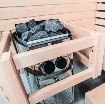 ASTRAL POOL HARVIA Vega Compact Gövdeden Kumandalı Sauna Sobası 3,5 kW 2-4 m3 (7 kg taş kapasitesi)-ToptancıyızBiz