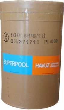 SPP Superpool Toz Klor %90 Aktif Klor 50 KG Havuz Kimyasalı - Granular Chlorine %90-ToptancıyızBiz