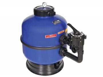 Gemaş FUSION SL 500 mm 10 m3/h 1,5 Plastik Havuz Kum Filtresi Yandan Çok Yollu Vanalı -ToptancıyızBiz