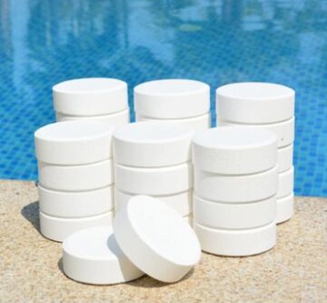 Gemaş TABCHLOR 15 KG %90 Tablet Klor - %90 Chlorine Tablets - Stabilize Triklor Tableti 200 gr-ToptancıyızBiz