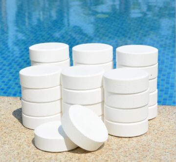 2 ADET Gemaş TABCHLOR MULTİ 15 KG (30 KG) %90 Tablet Klor - %90 Chlorine Multifunctional Tablets - Stabilize Triklor Tableti 200 gr-ToptancıyızBiz
