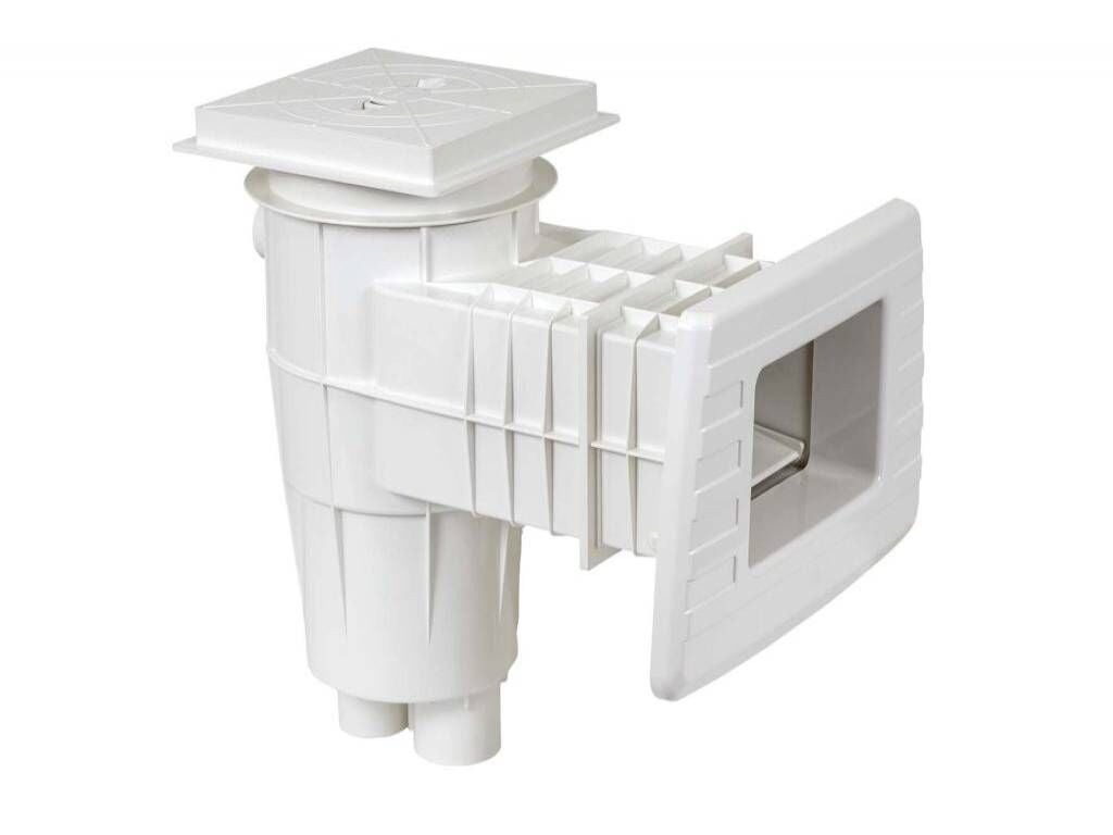 Gemaş Beton Skimmer Lüks Standart Uzatma Ağızlı Kare Kapak Klepeli-ToptancıyızBiz