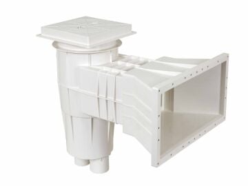 Gemaş Beton Skimmer Lüks Geniş Ağızlı Kare Kapak Klepeli-ToptancıyızBiz
