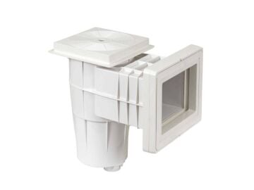 Gemaş Liner Skimmer Standart Ağızlı Kare Kapak Açılı Yatay Uzatma-ToptancıyızBiz