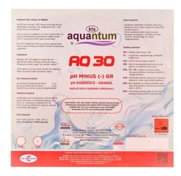 2 ADET Aquantum 25 Kg (50 KG) Toz pH Düşürücü - pH (-) Reducer