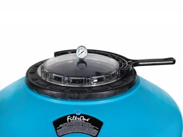 Gemaş FILTRONE LLT Plastik Havuz Kum Filtresi Vanalı  760 mm Şeffaf Geniş Kapak 22 m3/h-ToptancıyızBiz