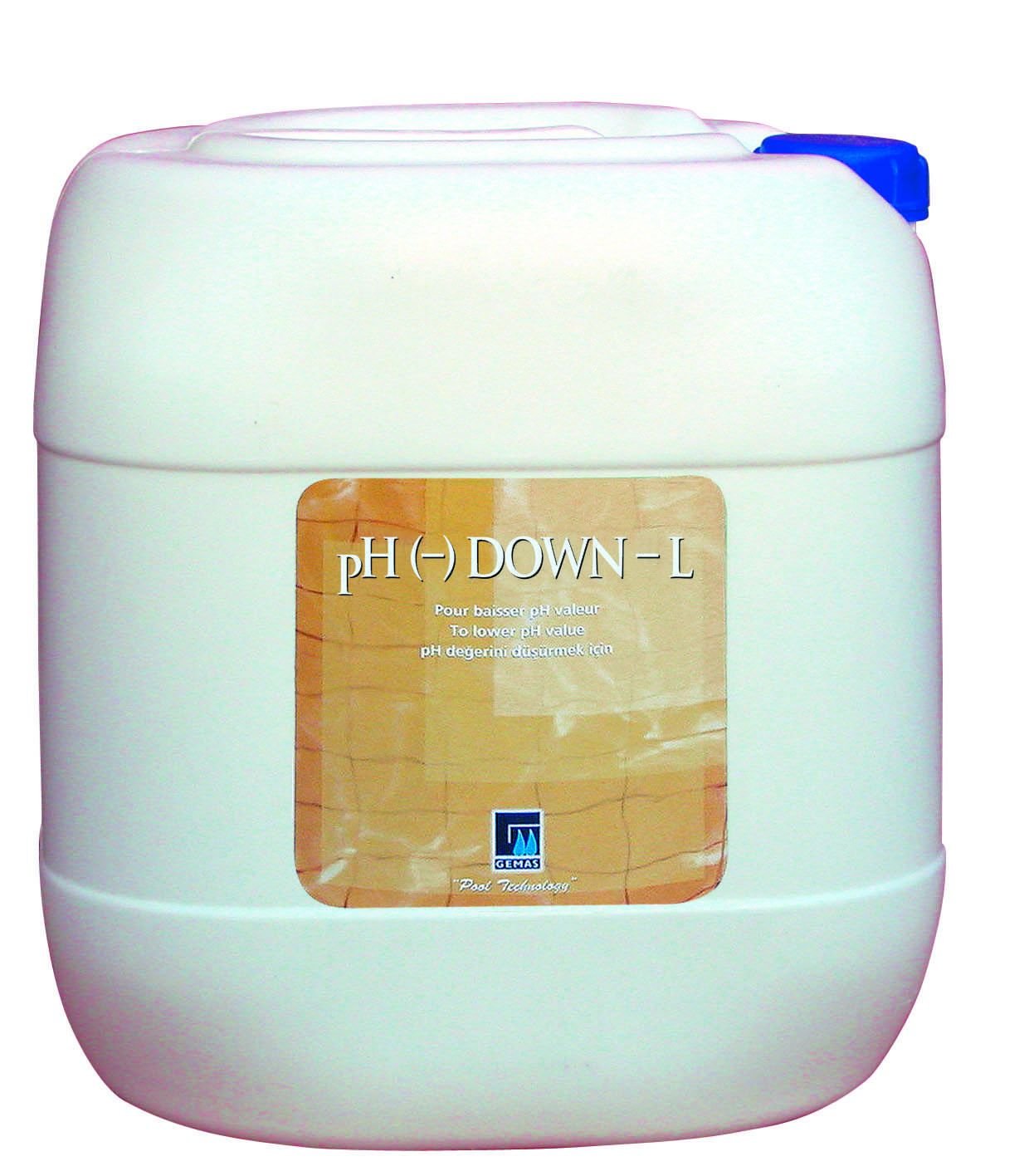 Gemaş pH (-) DOWN - L Sıvı pH Düşürücü 25 Kg -ToptancıyızBiz